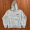 SP5DER W całej druku Web Hooide P American Hooded Limited Hoodie Womens Habaty Haftowe luźne pająki z kapturem bluzy streetwearu Young Thug Smlxl