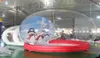 Livraison activités de plein air 4x3 m 5x3 m boule à neige gonflable géante de noël avec tunnel pour 8287785