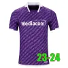 23 24 Fiorentina Soccer Jerseys NICO BELTRAN 2023 2024 Florence Jersey ACF JORKO MINA KAYODE DUNCAN ARTHUR .LOPEZ SOTTIL Men Kids Football Shirt Fourth Kit