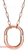Tifannissm necklace chain heart necklaces jewelry pendants T Family Large Medium Lock Necklace shaped Couple Style Advanced Design Sense