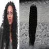 Curly Mirco Pętla Pierścień 100 Remy Human Hair Extensions Micro koraliki przedłużanie włosów 100G Pętle Pętla przedłużanie włosów 100G7488809