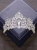 Barock Silber Kristall Tiara Krone Strass Hochzeit Haarschmuck Brautkrone Diadem Haarschmuck Abschlussball Hochzeit Kopfschmuck4288806