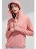 Kadın Ceketleri Yaz UPF 50 UV Güneş Koruma Cilt Ceketleri Kadınlar Ultra Hafif Spor Giyim Kapşonlu Kapüşonlu Takım Erkekler Rüzgar Yasağı Günlük Plaj