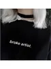 Sweats à capuche pour femmes Harajuku femmes esthétique sweat à capuche noir sweat Goth Slogan drôle Grunge Art Tumblr Streetwear tenue livraison directe