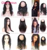 Glamorous Human Hair 360 Frontals Body Wave Straight Deep Wave Curly Brasilianisches Haar 360 Lace Frontal Closures 225x4x3 Round Lace 2218026