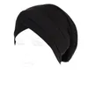 Hats Women Milk Fibre Cap Turban Cap Colid Kolor skręcony muzułmańska głowa chemo Hidżab Hat B2QD1