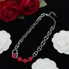 Neu gestaltete rosa Emaille Liebe Halskette Armband Frauen Hochzeit Dopamin blau Diamant Herz Anhänger Ohrstecker Ohrring Designer Schmuck Versorgung