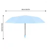 Parapluies 3 fois automatique parasol hommes femmes coupe-vent compact résistant à la pluie en tissu haute densité