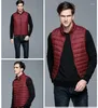 Gilet da uomo Piumino Uomo 90% Anatra Giacche ultra leggere Uomo Moda Cappotto capispalla senza maniche Autunno Inverno