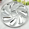 Plates Durable Oyster Dish Stainless Steel Plate Round Large Capacity Family Restaurant Tray