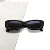 Zonnebril 2024 Vierkante Zonnebril Reizen Kleine Rechthoek Mannen Vrouwen Vintage Retro Oculos Lunette De Soleil Femme