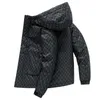Zimowa kurtka ciepła i gęsta kurtka z kapturem w kształcie litery B dla mężczyzn, zimna i modna marka dla mężczyzn