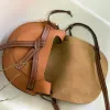 Womens 7A Puzzle Saddle 10A Coftle Bag Strap 2 Size أصليًا من الجلد المحفظة عبر أكياس الجسم الفاخرة حقيبة حقيبة اليد