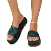 Sandalen mit dicker Sohle für Damen im Sommer, neue große, einreihige Hausschuhe mit Biskuitkuchen und dicker Sohle für lässige Outdoor-Bekleidung NMUIl