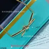 High Quality Tifannissm Stainless Steel Designer Necklace Jewellery S925 Sterling Silver kink Knot female 18k rose gold full diamond pendan