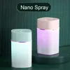 Humidifiers 400ML Large Capacity Mist Spray humidifier USB interface colorful lights for car home Fast Charge Air Diffuser Maker