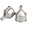 Mini Stainless steel Funnel Filling Empty Bottle Packing Tool For Travel Metal Mini Small Funnels For Perfume Liquid Essential Kitchen Bar Tool