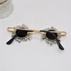 Lunettes de soleil rondes en diamant pour enfants, cristaux, Sexy, pour filles, strass, nuances pour enfants, pour fête, 2024