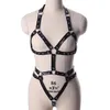 Belts Bdsm Adjustable Handmade PU Bandage Sexy Body Chest Harness Women Leather Strap Gothic Garter Belt Erotic Lingerie282E