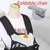 Foldable Baby Waist Stool with Storage Bag Kangaroo Shoulder Swaddle Sling Infant Kid Wrap Ergonomic Backpack Hipseat 231230