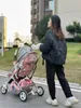 1 paar Koreanische Winter Warme Handschuhe für Mutter Verdicken Weiche Baby Kinderwagen Zubehör Winddicht Griff Handschuhe 240102