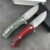 Coltello pieghevole tascabile HUAAO con apertura facile 8Cr13MoV Lama G10 Maniglia EDC Caccia esterna Tattica di campeggio Flipper Multi strumenti