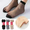 Mulheres meias 10/30 pares transparente verão ultrafinos para senhoras de náilon feminino curto tornozelo meias elástico cristal primavera seda sox