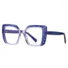 Sonnenbrille Droplet Hollow Out Brillengestell Herren Business Brille Trendiges Produkt Damen TR Anti Blue Retro Square