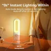 1 Stück Bewegungssensor-Nachtlicht, wiederaufladbares tragbares LED-Nachtlicht, mit Taschenlampe mit Dämmerungssensor, für Schlafzimmer, Badezimmer, Kinderzimmer, Toilette, Lesen, Camping