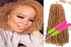 Lange gehaakte hairextensions Synthetisch haar 18 inch Vlechthaar Dreadlocks DIY MicroLocs Sister Locs Recht voor vrouwen Dhga1350521