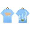 여름 준비 눈물 셔츠 패션 남성 데님 티셔츠 반바지 반바지 디자이너 하라주 쿠 고딕 힙합 인쇄 대형면 Tshirt 짧은 슬리브 탑