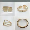 Bangle Fashionable Asymmetrical Personality Irregular Geometric Shapes Bracelet Alloy Spring Jewelry For Women Accessories