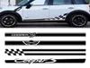 2Pcs Car Side Door Body Waist Skirt Decal Stickers Trim For MINI Cooper Clubman Counrtyman F54 F55 F60 R55 R56 R60 Accessories4417639