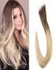 Extensions de cheveux naturels brésiliens Double face, couleur ombrée, extrémités épaisses et complètes, sans couture, sur de vrais cheveux, 8897969