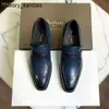 Berluti Zapatos de cuero para hombre Formal Berlutis Nuevo calzado Gaspard para hombre Lefu con cuero de vaca pulido y patrón de piedra Casual Business Rj