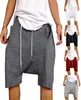 Summer Men039S Drop Crotch Shorts Solid Color Trend DrawString 5point Basketball Beach Pants Loose Sport Gym Clothing3875194