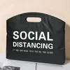 Briefcases 2024 Handheld Document Bag Business Text Printed Laptop Office Totes Case Sleeve Conference Informatio Tote