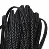 Components 10m/lot Approx 8*3mm black Flat Braided Leather Cord Fit Necklace Bracelet String Rope Thread Lace DIY Jewelry Making Findings