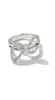 Petite bague à nœud ludique en argent sterling S925 pour petite amie, bouton élégant en diamant, bijoux féminins comme cadeau d'anniversaire pour amoureux 8570978