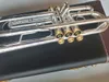 Japońska zupełnie nowa trąbka LT197GS-77 B Flat Musical Instrument Instrument Srebrna klasa profesjonalna trąbka