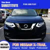 Voor Nissan X-Trail LED Koplamp 17-20 Dagrijverlichting Dynamische Streamer Richtingaanwijzer Koplamp Grootlicht angel Eye Projector Lens