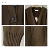 Maglioni da uomo Autunno/Inverno Design Senso Retro Cardigan allentato casual Giacca maglione Ruffian Bello stile leggero e maturo