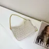 Modedesigner väska ny handväska veckade fårskinnspåse kedje rem underarmsäck singel axel crossbody väska