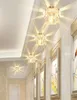 Modern Crystal LED Spotlight Corridor Hallway Aisle Porch Ceiling Light Recessed Lamp Home Living Room Balcony Stairs Lighting Fix2970417