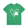 Women's Blouses St. Patrick's Day Plus Size Women Tshirt Short Sleeve Shirts Casual Female High Street Crop Tops Top Mujer