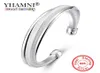 YHAMNI marque classique 925 Bracelet en argent Bracelet pour femmes bijoux de mode charme pur argent Sterling Bracelet entier B0192139949