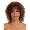 Wigs Spiffy Short Kinky Curly Fluffy Stylish Synthetic Light Brown Capless Wig Hair>>>>Free shipping New High Quality Fashion Picture w