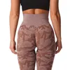 Camo Naadloze Yoga-legging Dames Atletische Oefening Fitness Butt Lift Booty Sportbroek Hoge Taille Gym Panty Workout Activewear 240102