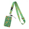 Keychains Little Daisy Lanyard For Key Cute Neck Strap Card ID Badge Holder Chain Accessories