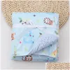 Blankets Swaddling Flannel Baby Blanket Super Soft Infant Receiving Envelope Cotton Ddle Bedding Sheet Stroller Warm Wrap Drop Deliver Otdgh